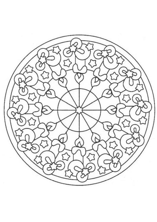 mandala de Noël