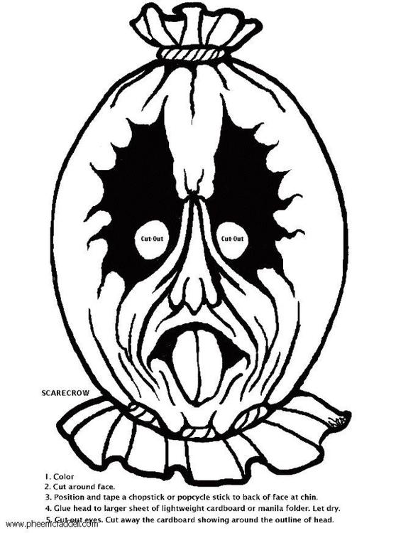 masque d'épouvantail