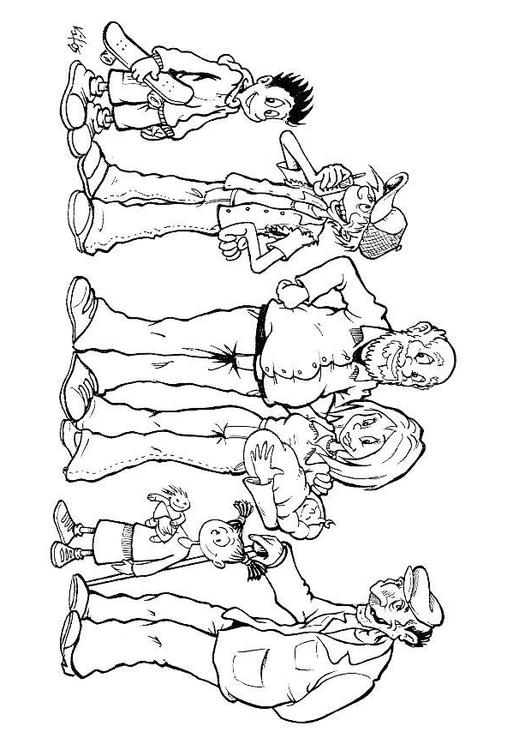 memre de la famille de différents âges