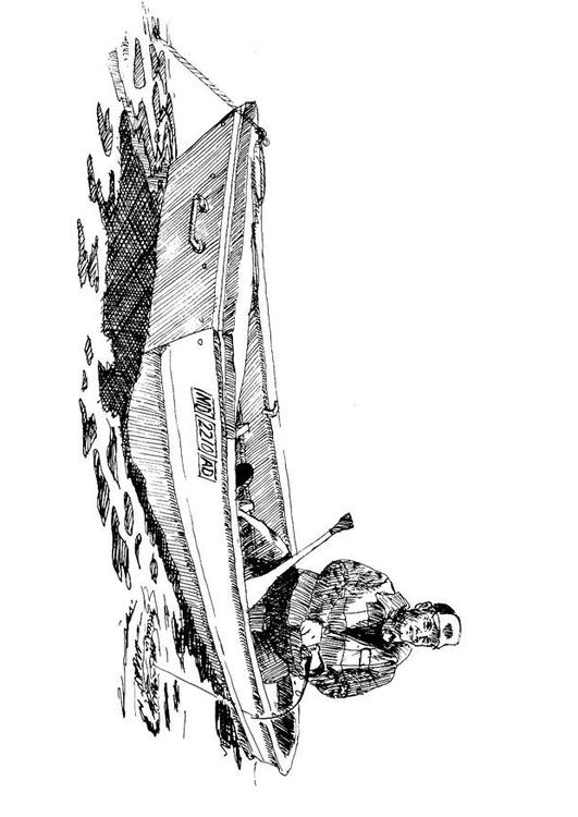 pêcheur et barque
