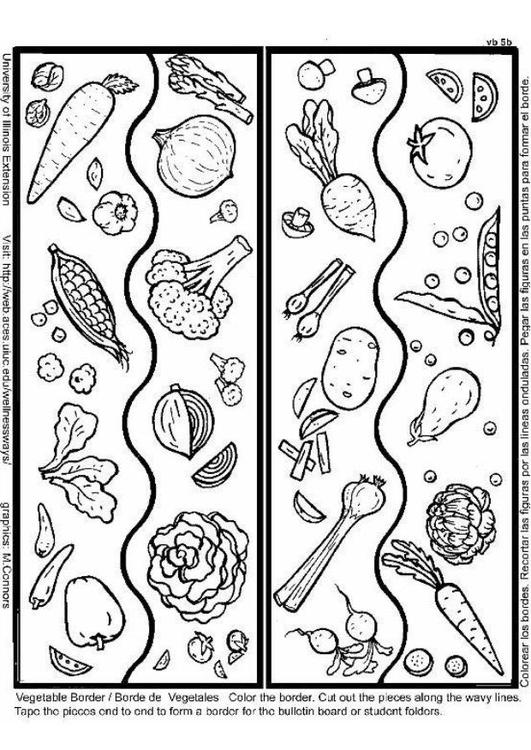 peinture de légumes