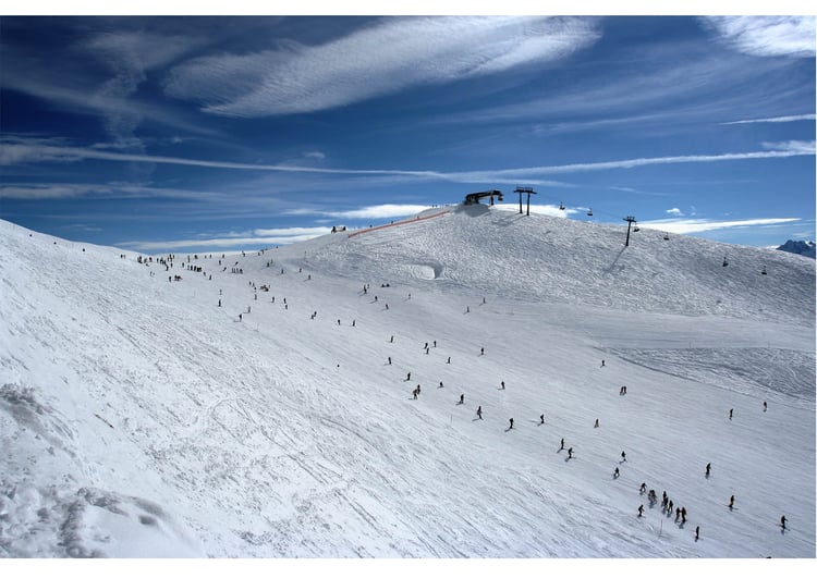 Photo piste de ski
