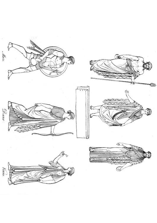 prêtres grecs et dieux