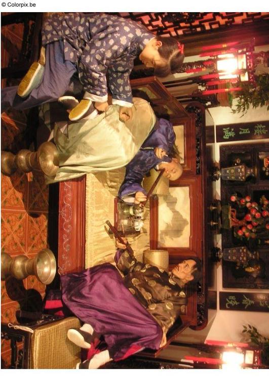 reconstitution d'un bar à opium
