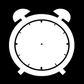 réveil vide
