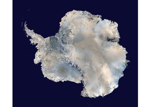 photo satelitte de l'Antarctique