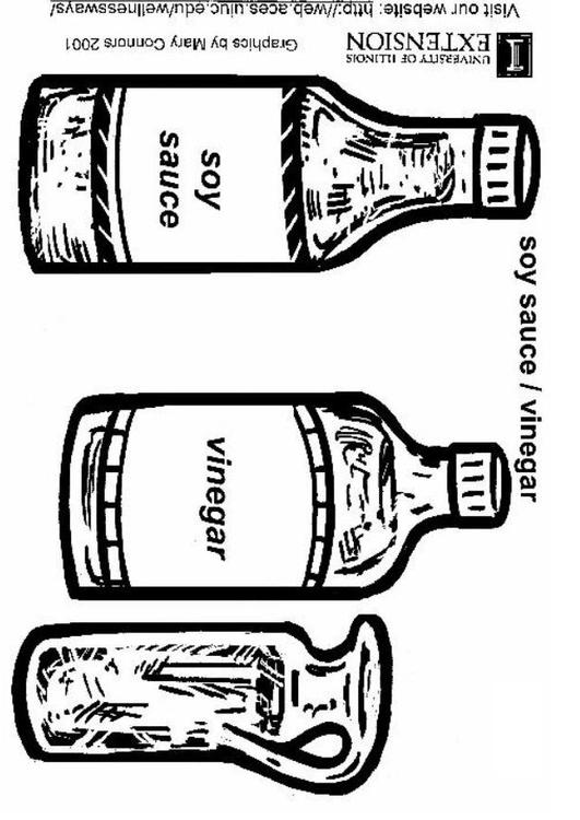sauce soja - vinaigre