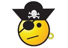 smiley de pirate