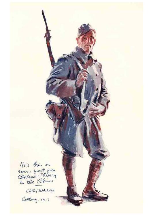 soldat au front première guerre mondiale 