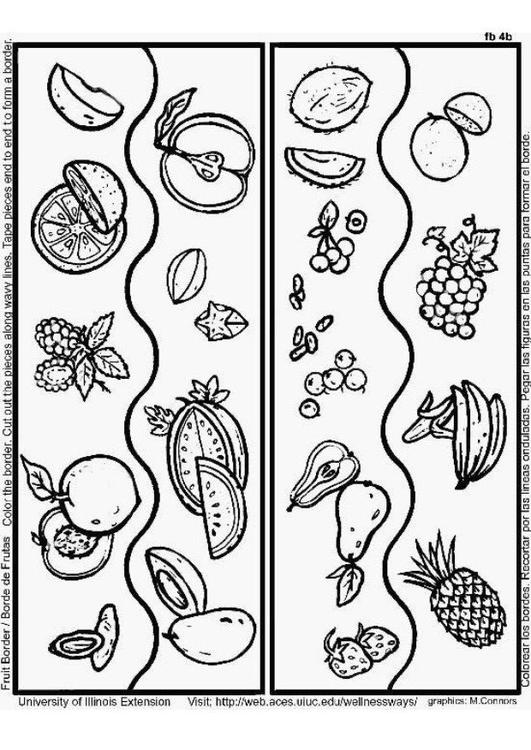 tableau de fruits