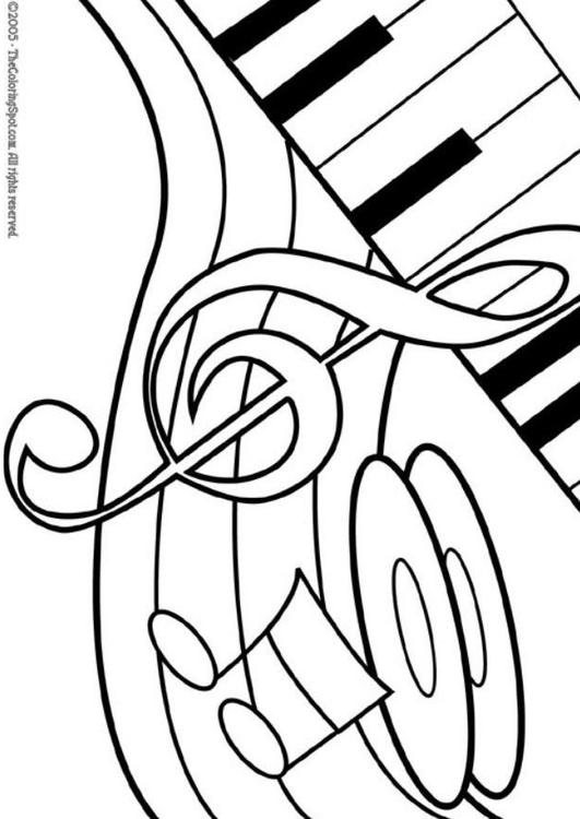 thème de musique, note de musique