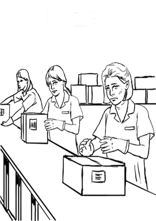 travail à la chaîne