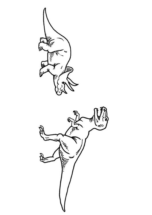 tricératops et T-rex