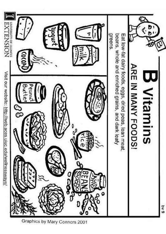 vitamine B dans notre alimentation