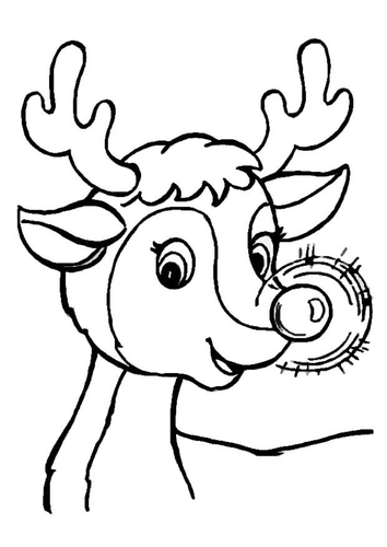 Coloriage renne