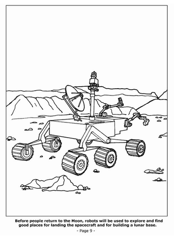 robot à la découverte de la lune