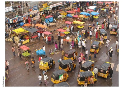 Photo rue indienne