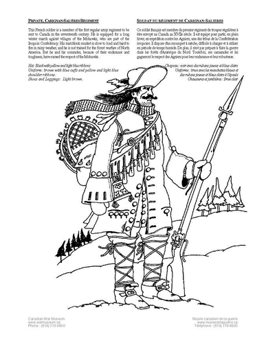 soldat du régiment de Carignan