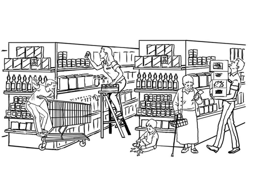 supermarché