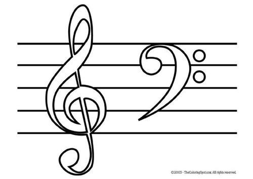 ton haut - ton bas, note de musique