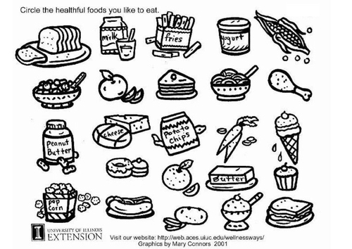 travail sur la bonne alimentation