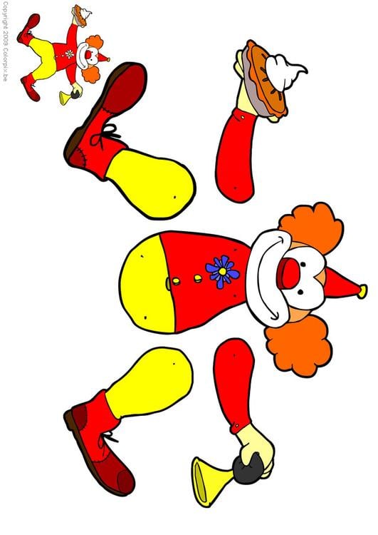 marionnette de clown