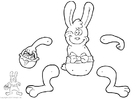 Bricolage marionnette de lapin
