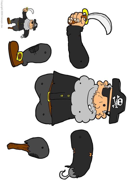 marionnette de pirate
