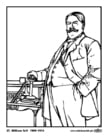 Coloriages 27 William Taft