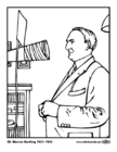 Coloriage 29 Warren Harding