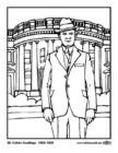 Coloriages 30 Calvin Coolidge