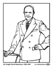 Coloriages 34 Dwight David Eisenhower