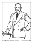 Coloriage 34 Dwight David Eisenhower