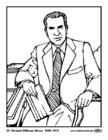 Coloriages 37 Richard Milhous Nixon