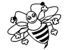 Coloriage abeille