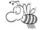 Coloriages abeille