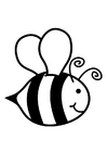 Coloriage abeille