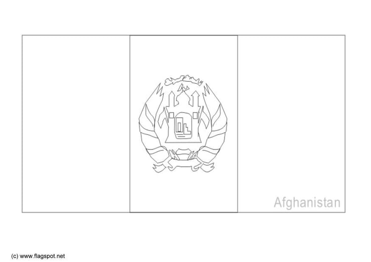 Coloriage Afghanistan