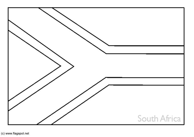 Coloriage Afrique du Sud