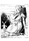 Alice au pays des merveilles - dans le tunnel
