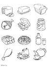 Coloriage alimentation