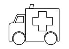 Coloriage ambulance