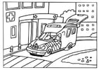 Coloriages ambulance