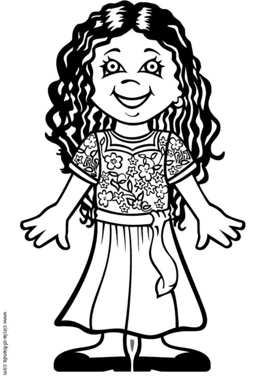 Coloriage Ana