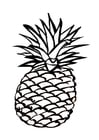 Coloriage ananas