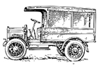 Coloriages ancien camion