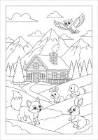 animaux en hiver