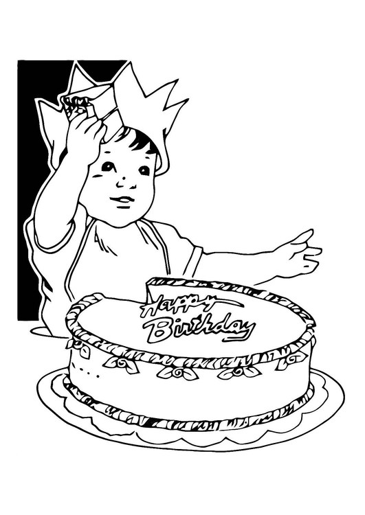 Coloriage anniversaire  Coloriages Gratuits à Imprimer  Dessin 11439
