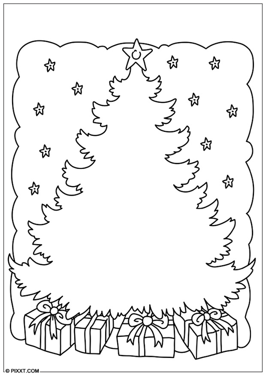 Coloriage Arbre De Noël Coloriages Gratuits à Imprimer