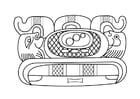 Coloriages art maya